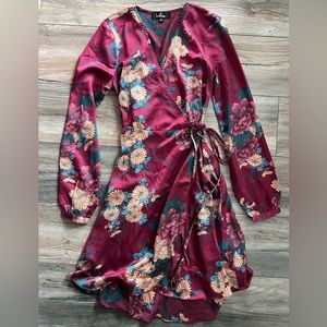 Lulus Wrap Front Dress